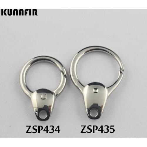Gourd shape 316L stainless steel key clasp key chain fashion jewelry accessories parts 10pcs ZSP434 - ZSP435