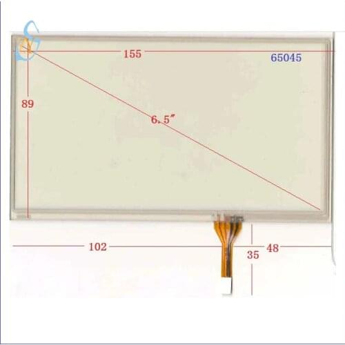 ZhiYuSun compatible HST-TPA6.5 6.5inch touch screen digital player handwriting screen outer 155*88 General touch screen