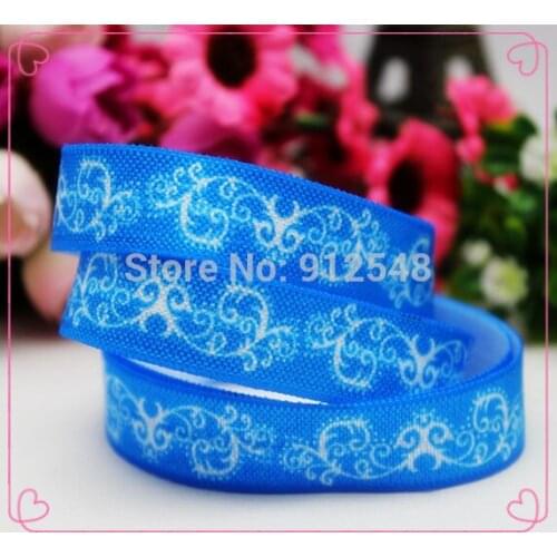 1410833,Elastic FOE Headbands for flower printing ribbons DIY Hair Accessory Satin Stretchy Hairbands Headwear