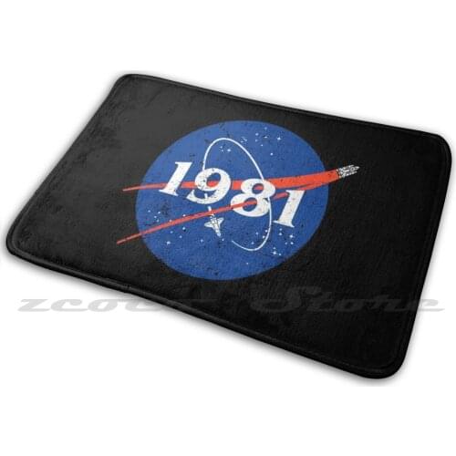 1981 Mat Rug Non-Slip Water Absorb Door Carpet Shuttle 1981 Spaceshuttle Space Shuttle Science