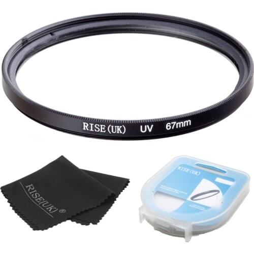 67mm Ultra-Violet UV lens Filter Protector+case+gift for Nikon Canon Sony Pentax Sigma