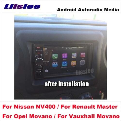 Car DVD Android Radio For Nissan NV400/For Renault Master/For Opel Movano/For Vauxhall Movano 2010+ GPS Navigation Multimedia