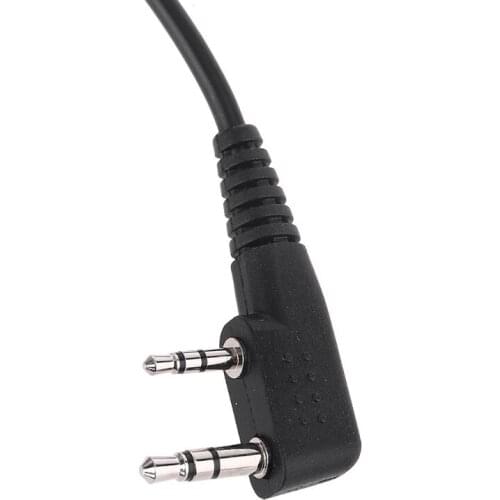 D57D Retevis TCK01 2Pin to 3.5mm Female Phone Earpiece Transfer Cable For Retevis RT21 RT22 RT24 RT7 Walkie Talkie