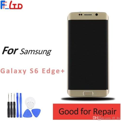 Screen For Samsung S6 Edge Plus LCD Display Digitizer Touch Screen Assembly with Frame g928f g928v G928a G928p g928fd