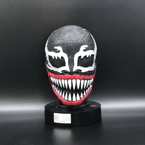 Superhero Venom Cosplay Costume Masks Latex Mask Adult Full Face Props Halloween