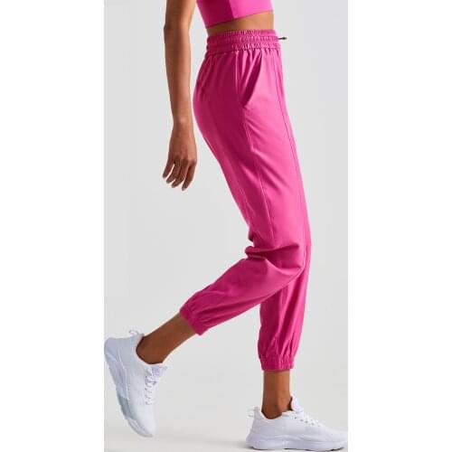 Leisure Training Trousers Leggings Sport Woman Fitness Yoga Pants Female Workout Activewear Jogging Loose Drawstring Gym Clothes
