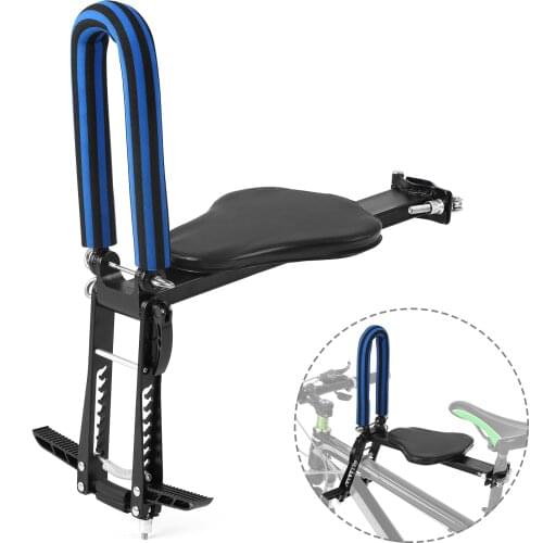 Lightweight Foldable Child Bicycle Seat Kids Saddle Portable Bicycle Bike Front Mount Children Safety Front Seat Saddle Carrier