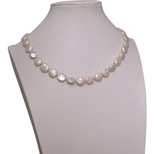 Fashion Style 12*5mm White Pearls Size For Handmade Diy Beautiful Necklace 18inch Customized For Ladies Gifts H618