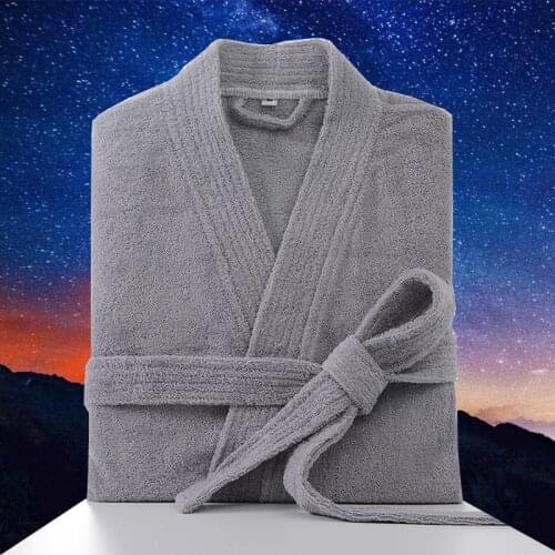 Mens Robe Winter Warm Bathrobes Thick Lengthened Plush Shawl Bathrobe Kimono Home Clothes Long Sleeved Robe Coat peignoir homme