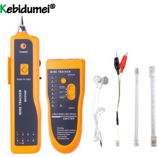 New RJ11 RJ45 Cat5 Cat6 Telephone Wire Tracker Tracer Toner Ethernet LAN Network Cable Tester Detector Line Finder
