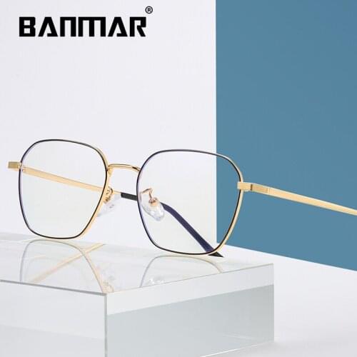 BANMAR Anti Blue Light Glasses Frame Women Eye Protection Anti Radiation Eyeglasses Men Anti Blue Rays Computer Goggles Glasses