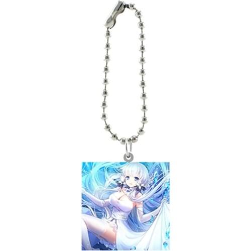 TAFREE Casual Game Azur Lane Icons Resin Key Pendants For Dress Bags Boys Girls Trendy Chains Accessories Jewelry