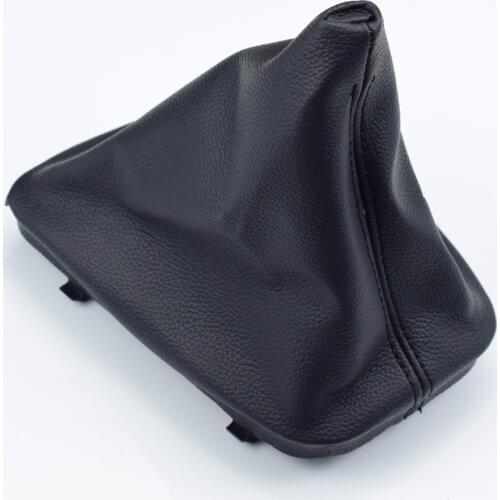 5 6 Speed Car Gearstick Manual Gearshift Gear Shift Lever Stick Knob Shifter Collars Gaiter Gaitor Boot Cover Case For BMW E46