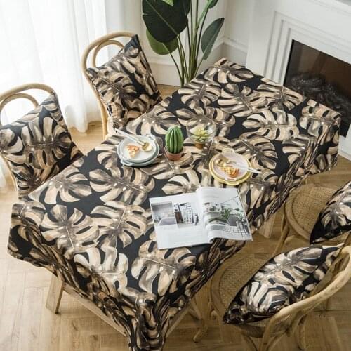 Table Cloth Modern Waterproof Tablecloths for Rectangular Table Cloths Chair Sashes for Wedding Table Decoration Household Items