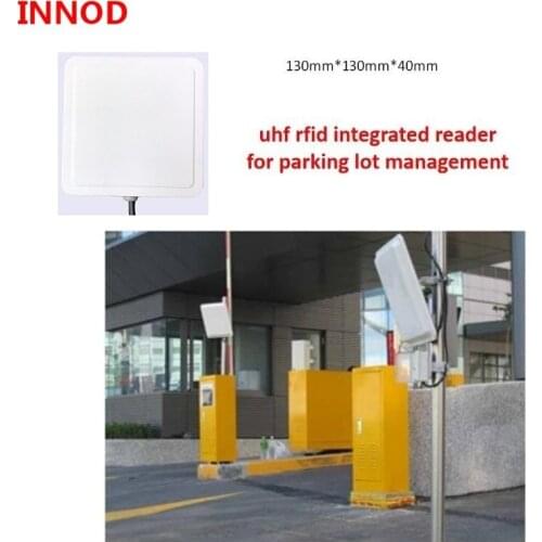 Middle Range 865-868MHz or 902-928mhz Fixed UHF RFID card reader 1-3m built in 6dbi rfid Antenna RS232/USB/Wiegand interface