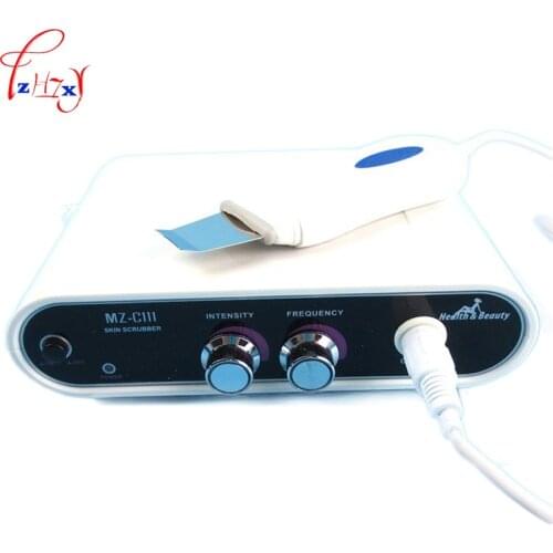 Ultrasonic shovel skin machine MZ-CIII home cleansing skin ultrasonic instrument supersonic skin scrubber 110/220V 1pc