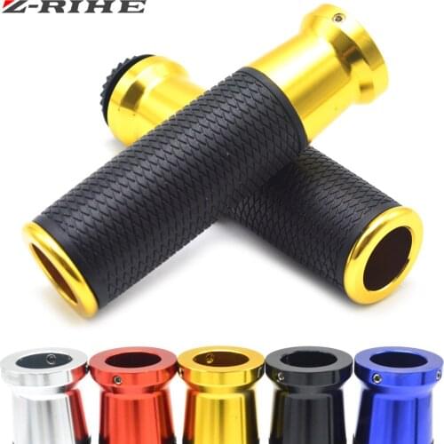 Universal 7/8'' 22MM CNC Motorcycle handle grips racing handlebar grip for Honda kawasaki Yamaha MT07 Suzuki Ducati BMW