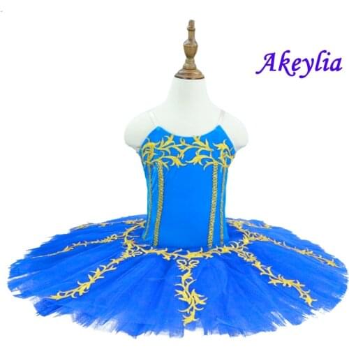Adult Blue Swan Lake Costume Ballet Leotards For Women Kid Ballet Dress Lake Blue Professional Ballet Tutu Girls Gymnastic