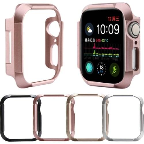 Hard PC Protective Cover for Apple Watch 6 Case 44mm 40mm Shockproof Armor Frame Thin Light Bumper for iWatch Series SE/6/5/4