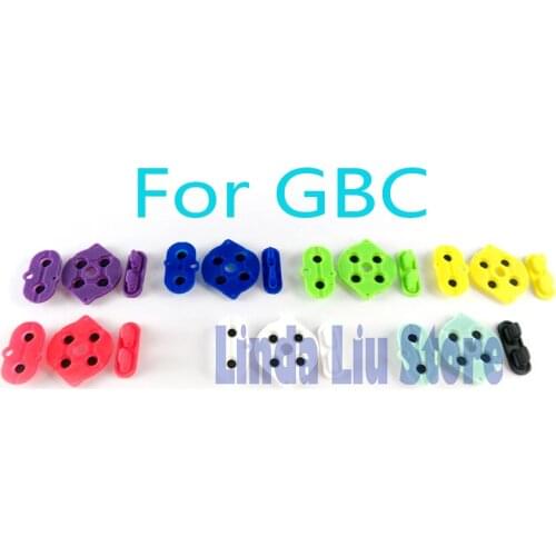 100sets Conductive Rubber Silicone Pads Buttons For Game Boy Color GBC Console