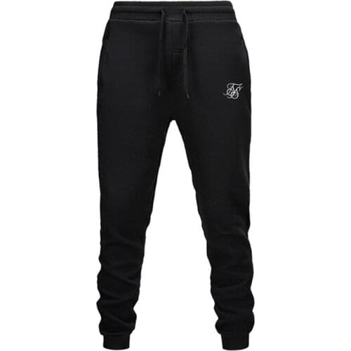 2021 Running sik silk Jogging Pants Men Soft Bodybuilding Joggers Sweatpants Long Trousers Gyms Fitness Sport Training Pants