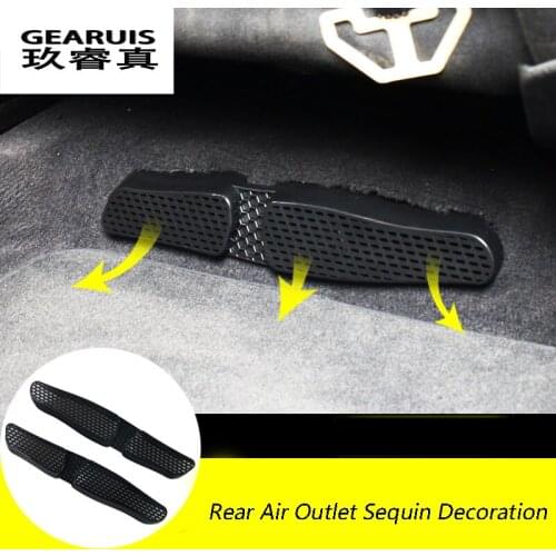 Car-styling Rear Air Outlet ABS Stickers Decoration For Audi A3 8V Sedan Sportback 2013-2017 Auto Accessories Cover