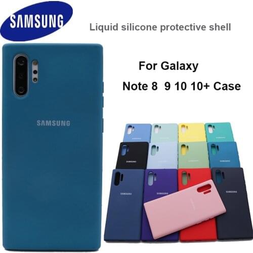Samsung Note 8 9 10 Case High Quality Soft Silicone Cover for Samsung Galaxy Note8 Note 9 Note 10 Plus Note 10+ Protector Shell