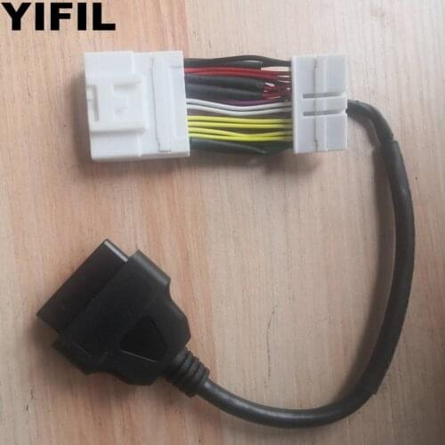 26 pin male female connector Tesla model 3 OBD II diagnostic harness electronic cable of new energy vehicle