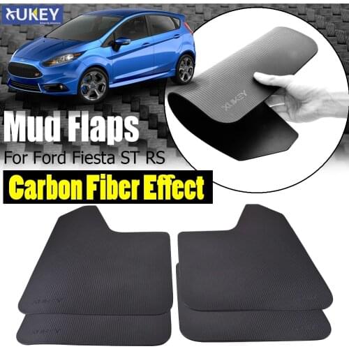 For Ford Fiesta ST S SE SES SEL Titanium Vignale ST-2 ST-3 Blue Classic Ikon Street Mud Flaps Mudflaps Splash Guards Mudguards