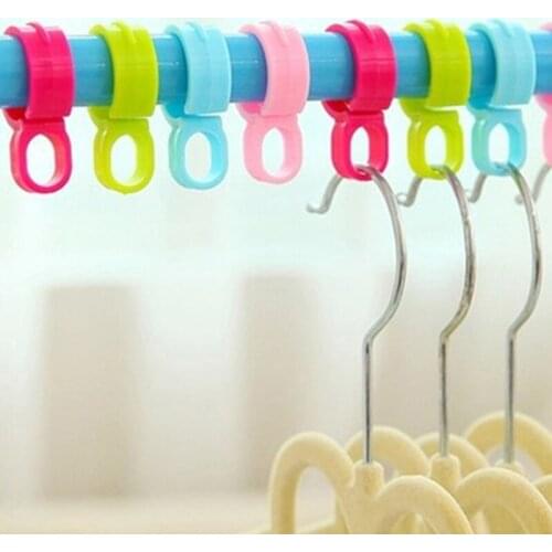 Plastic Home Laundry Drying Wind Hanging Buckle New Colorful Hook Clips Organize Windproof Clothes Hanger Clip Buckle 10pcs/pack