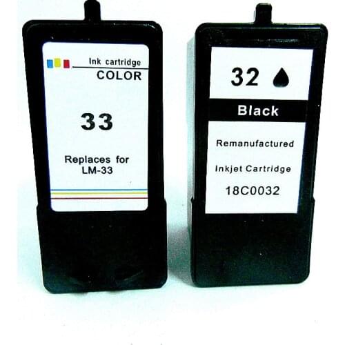 Vilaxh for Lexmark 32 33 Ink Cartridge Compatible For Lexmark P4350 P6250 P6350 P915 X3330 X3350 printer