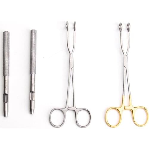 Stainless Steel Plastic Dimple Design Positioning Clip Surgical instrument Pet surgical instruments