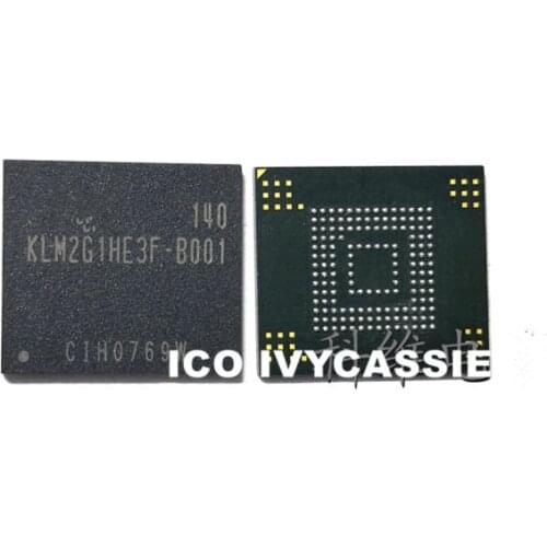 KLM2G1HE3F-B001 eMMC NAND Flash IC 2GB Memory Store Chip Soldered Ball