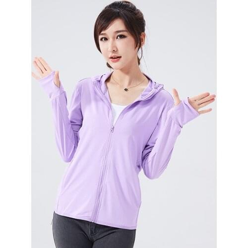 Hot Ultrathin Sunscreen Jacket Unisex Cycling Fishing Jacket Outdoor Sport Sun Protection Hoodie Shirts Clothing Ice Silk Summer