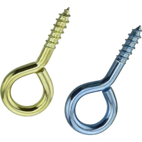 Routing Eyebolts screw eyes Hook Ring screw Eye Hook Screws Wood Self-tapping Screw Hooking