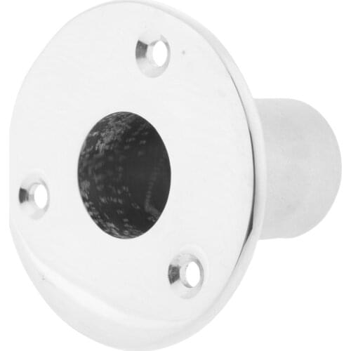 Marine Boat Yacht 316 Stainless Steel 90 Degree Embedded Deck Pipe Base 25mm