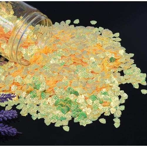 Sea shell Sequins 7mm PVC Loose Sequin Glitter Paillettes for Nail Art Manicure Sewing Wedding Decor Confetti Lentejuelas 20g