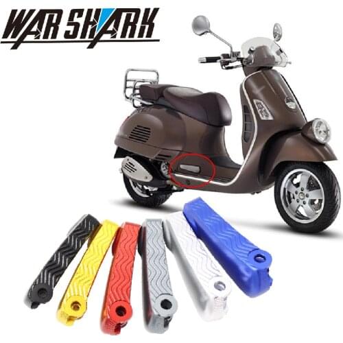 FOR Vespa GT GTS GTV Aluminum Alloy Rear Pedal Piaggio Motorcycle CNC Footrests Modification Accessories