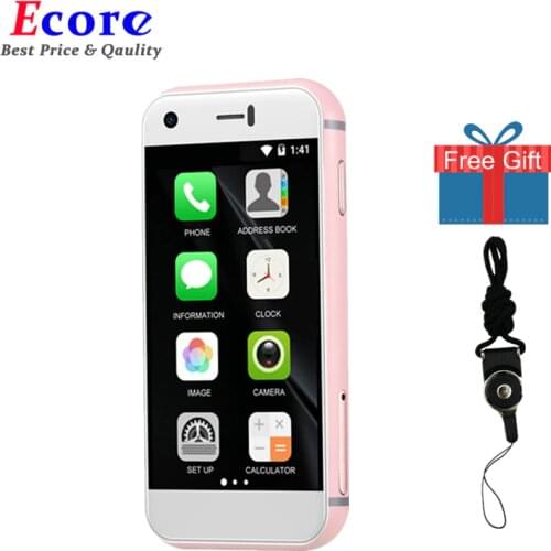 SOYES 7S Unlocked Mini Android Smart Cell Phone With Metal Body 2.54" HD Screen Quad Core 1GB RAM 8GB ROM 5.0MP Dual SIM GOOGLE