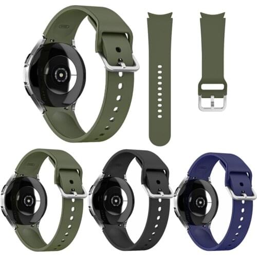 Strap For Samsung Galaxy Watch 4 classic 46mm 42mm smartwatch Silicone Ridge Sport Bracelet Galaxy Watch 4 44mm 40mm Watchband