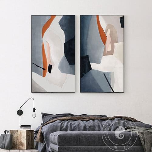 Nordic Marble Canvas Painting Modern Home Decor Wall Poster Print Wall Picture for Living Room Scandinavian Abstract Painting