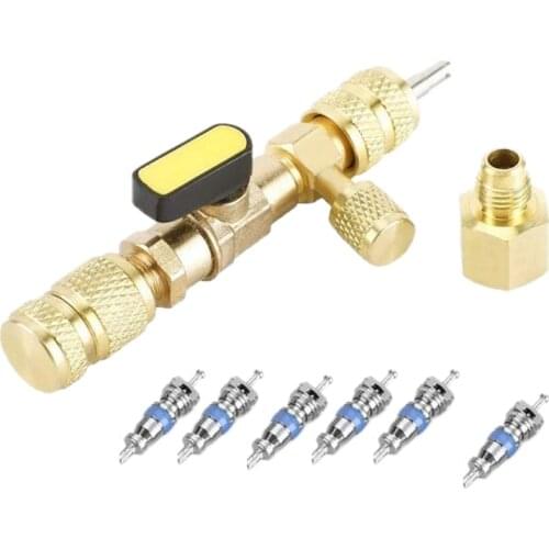 Valve Core Replacement Tool Valve Core Assembly and Unloading Tool Coring Tool 1430 Refrigerant Changer