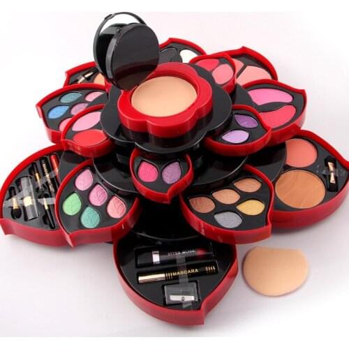 10pcs Eyeshadow Palette Set Make up Pallete 23 Eyeshadow + 3 Lip Gloss +4 Blush +3 Concealer fashion