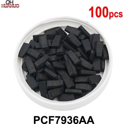 100PCS, PCF7936AA Chip Carbon Auto Transponder Chip (PCF7936AS updated version) Ceramic Car Chip Blank Key Chip