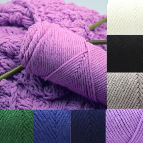 100g Yarn for Knitting Wool Yarn Crochet Yarn Blanket Sweater Scarf Milk Cotton Yarn for Hand Kitting DIY Sewing Tools Lana