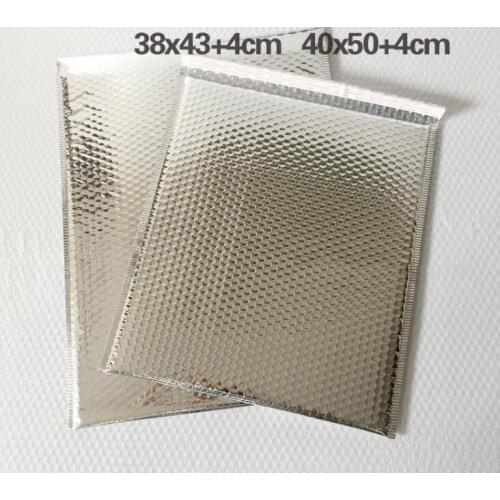 20PCS/LOT Large Blank Aluminium Foil Poly Mailers Self Seal Plastic mailing Envelope Bags Self sealing Big Size