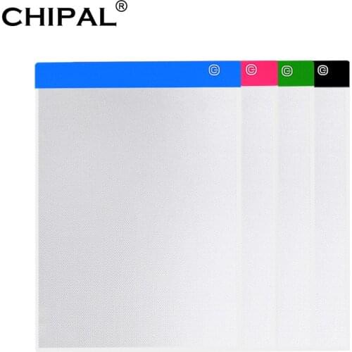 CHIPAL Digital A4 LED Drawing Tablet Graphics Tablets USB Dimming Light Box Electronics Graphic Art Painting Writing Copy Board