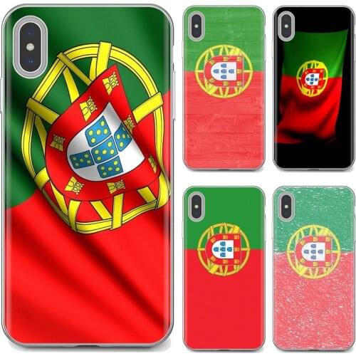 For Xiaomi Redmi 2 S2 3 3S 4 4A 5 5A 5 6 6A 7A 9 9T 9C 9A Pro Pocophone F1 Portugal Flag Banner Mobile Phone Bag Case
