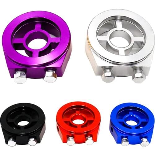 M20*1.5 and 3/4-16 Universal Oil Filter Cooler Sandwich Plate Adapter Oil Adapter Car meter