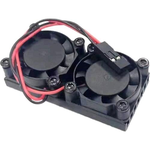 Dual Fan Radiator Module Motherboard Fan for Raspberry Pi 3 / 3B+ /4B